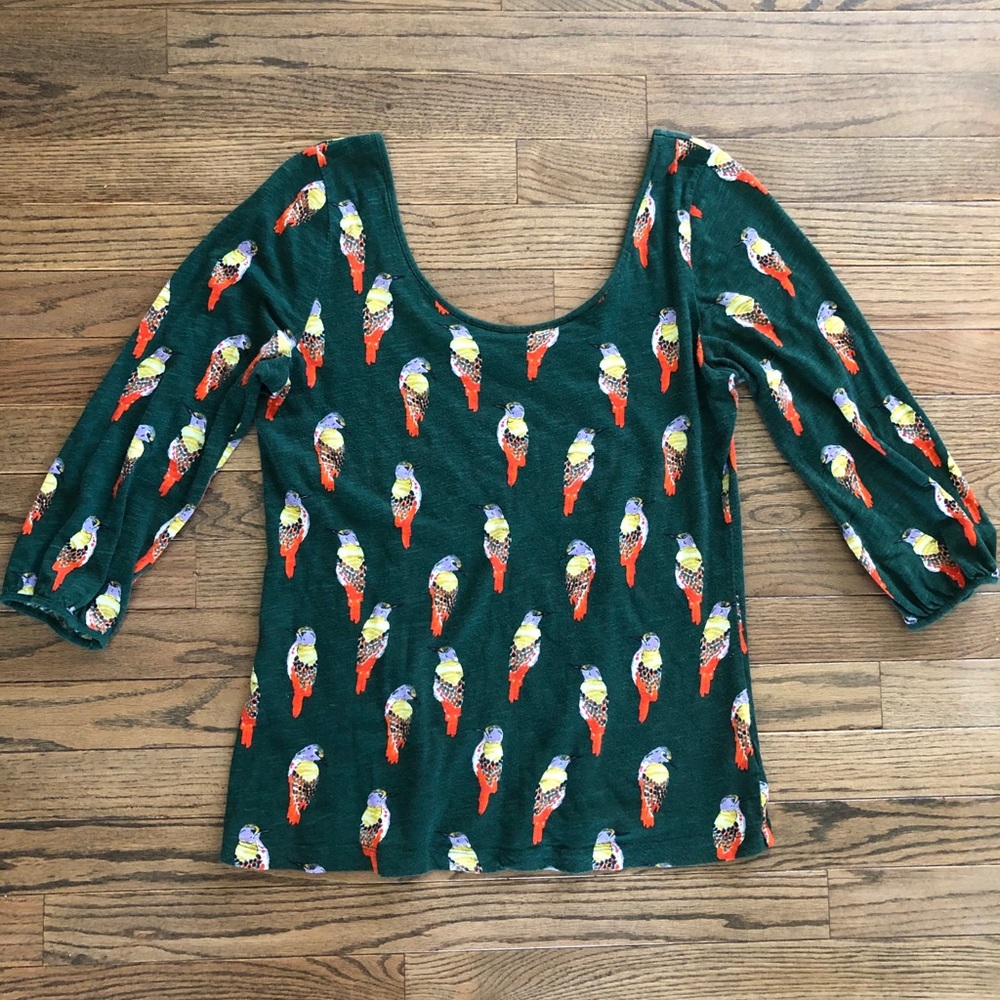 Anthropologie Scoop Neck Top